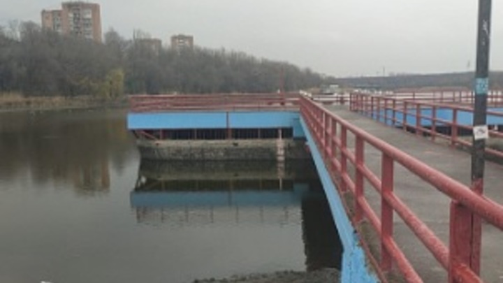 Северное водохранилище в Ростове обмелело из-за ремонта дамбы
