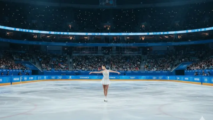 Скандал Олимпиады: китайская фигуристка рухнула с трех метров на шпагат