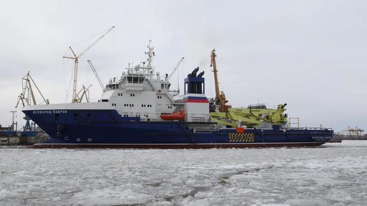 Судно «Всеволод Бобров» вышло в Балтийское море на испытания