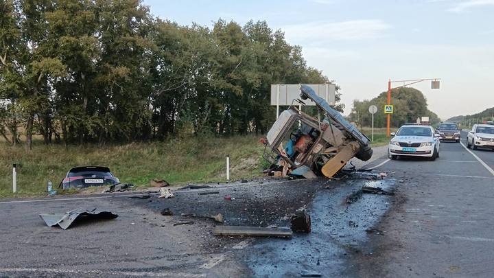 В ДТП с трактором и иномаркой в Кузбассе пострадали три человека