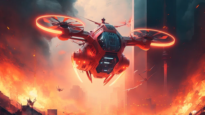 Автономно, сложно в перехвате и стоит несколько долларов. Россия применяет лазерное антидроновое оружие