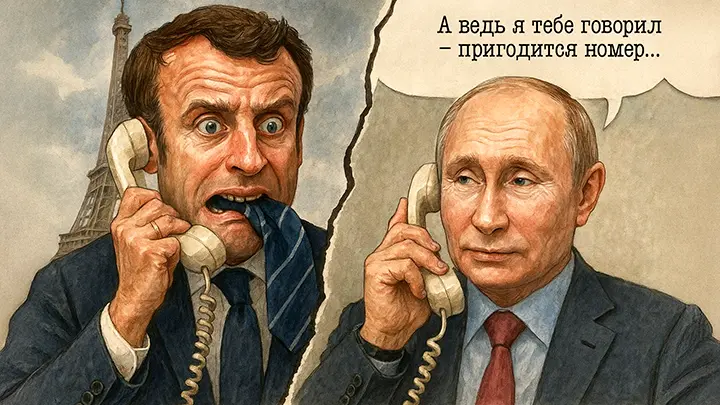 Знатно подгорело: Макрон проснулся и впервые за три года позвонил Путину. Всё объяснила одна деталь