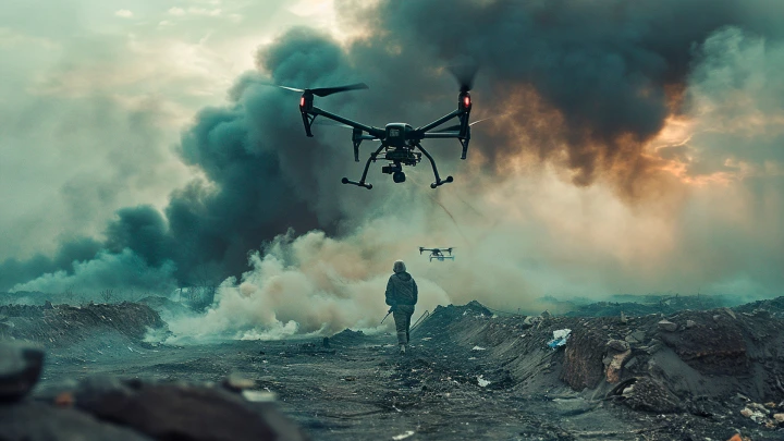 Неожиданная встреча русских солдат с ВСУ: Дрон заснял удивительные 20 секунд на фронте