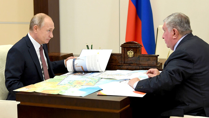 Путин оценил масштаб новых проектов Роснефти