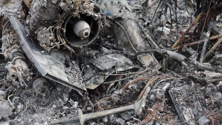 Появилось видео атаки на вертолет Минобороны Приднестровья