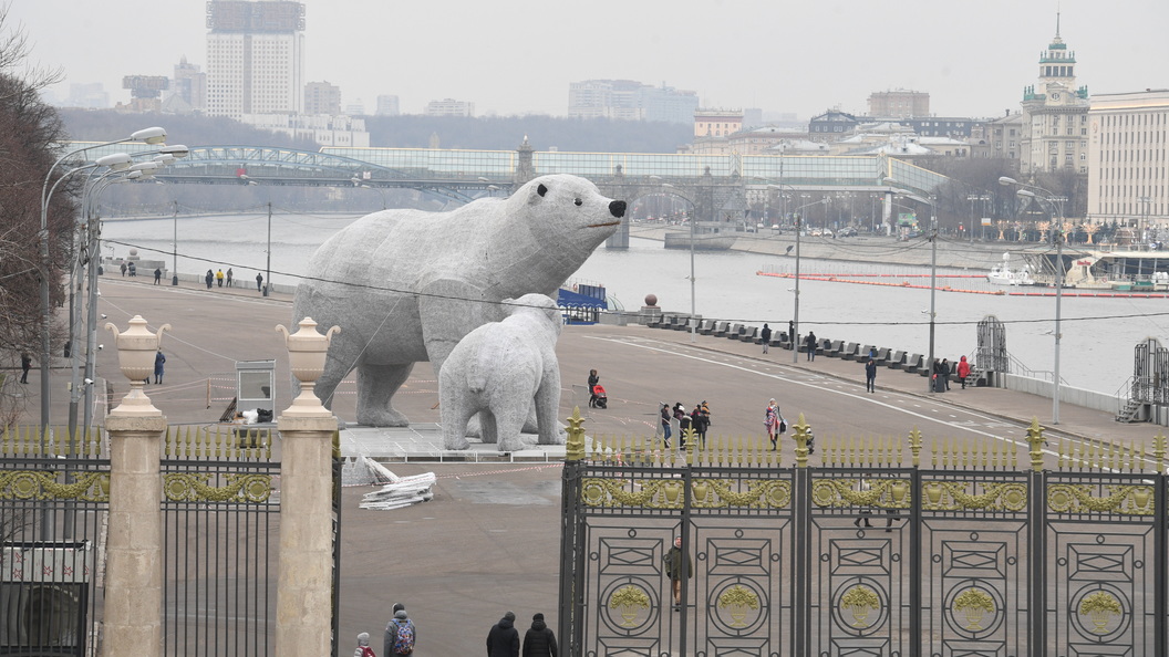 Где находятся медведи в москве. Парк Горького Москва медведи. Медведи в парке Горького 2020. Парк Горького мишки. Парк Горького белые медведи в Москве.