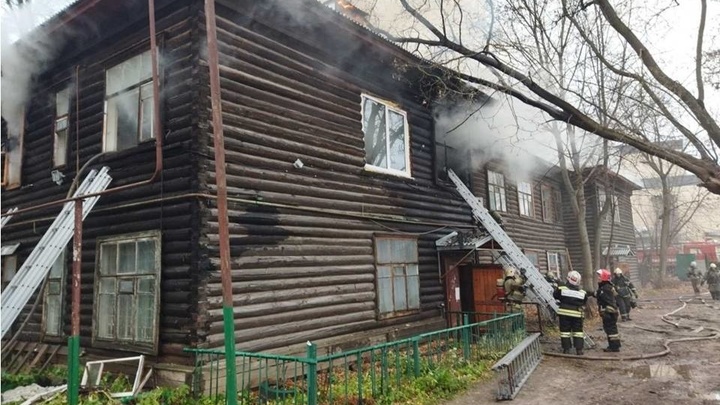 На пожаре в Иванове пострадала женщина