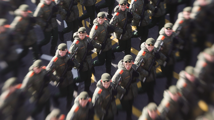 Ветерану стало плохо на Параде Победы, а заммэра Томска не пропустил к нему девушку с водой - портила картинку