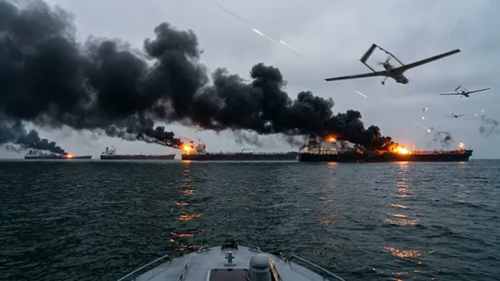 Россия уходит из Азовского моря? Танкеры горят, Крым в осаде.Что происходит в регионе на самом деле
