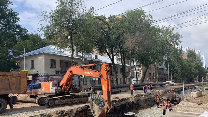 В Самаре перекрытие улицы Гаражной перенесли на август