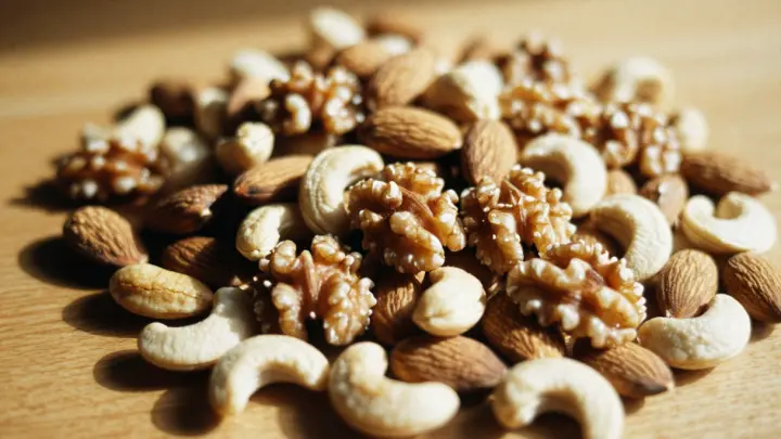 Грецкие орехи и арахис помогают быстрее уснуть и легче проснуться