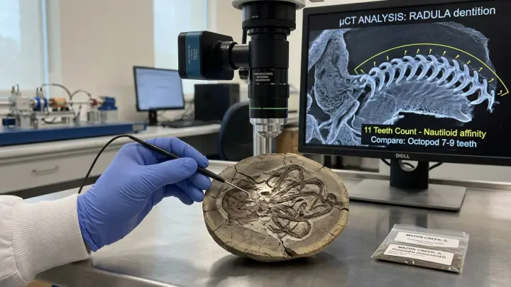 Учёные 20 лет принимали останки наутилуса за древнейшего осьминога