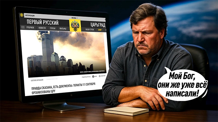 Сенсации о теракте 11 сентября: Такер Карлсон срывает покровы. Американцы ужаснутся от правды, которую знают русские