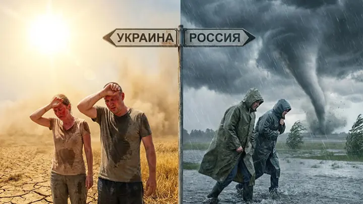Страшные прогнозы климатологов: Россию сносят смерчи и дожди, Украину испепеляют суховеи. Эту войну выиграть ещё сложнее