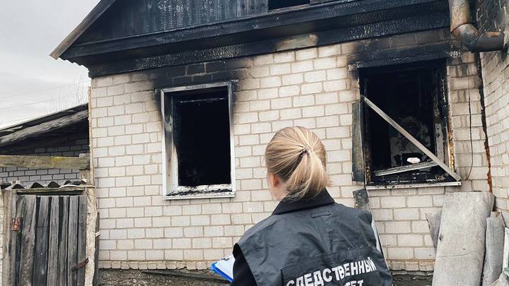 Мать и двое детей погибли на пожаре в Волгоградской области