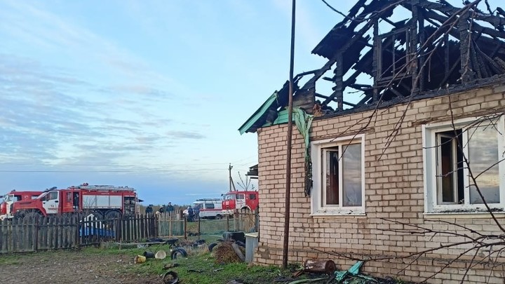 В Кинешемском районе на пожаре частного дома погиб 59-летний мужчина