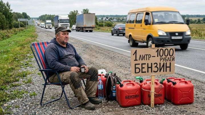 Новый антирекорд: Найден регион, где продают самый дорогой бензин в России. Полный бак - от 10 000 рублей