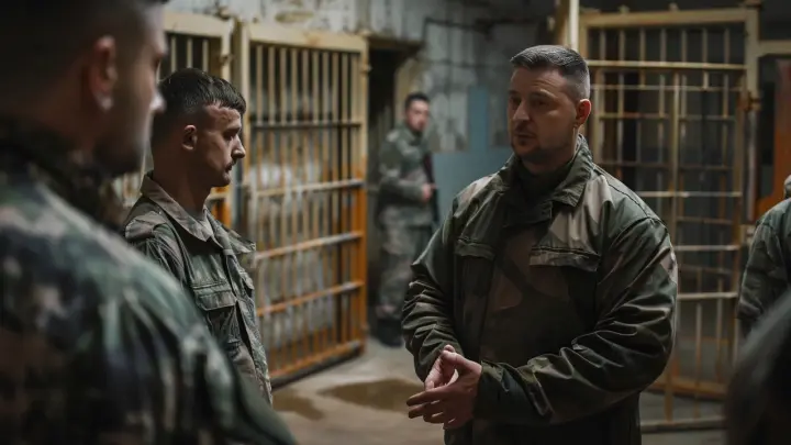 Русская атака сработала отлично. В 21:34 Зеленский обратился из бункера