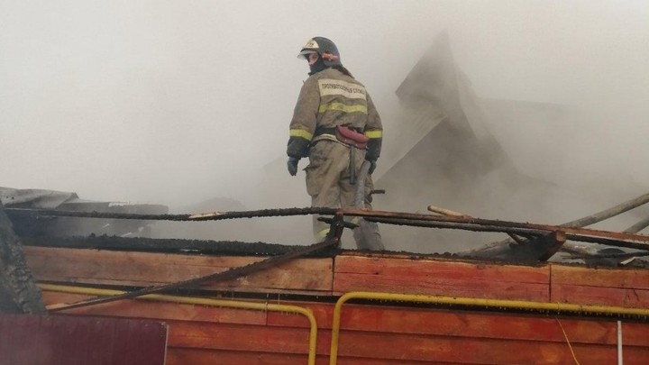На пожаре в Тейкове погиб пожилой мужчина