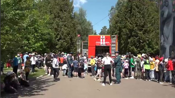 Единый день безопасности в центре Пушкино: Детям рассказали о главном