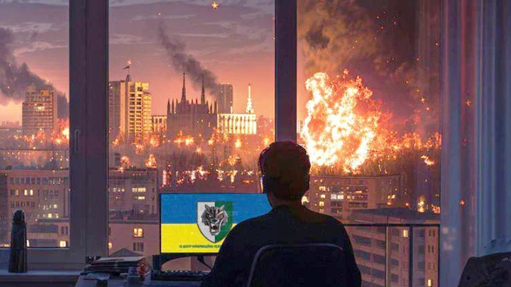 Горит техника, жители слышали несколько сильных взрывов: Появились кадры с места пожара в Курской области