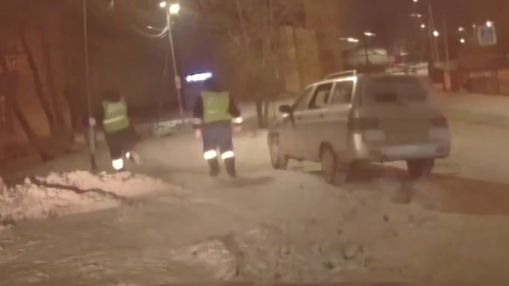 В Кургане экипажи ГИБДД поймали пьяного тюменца на угнанном авто