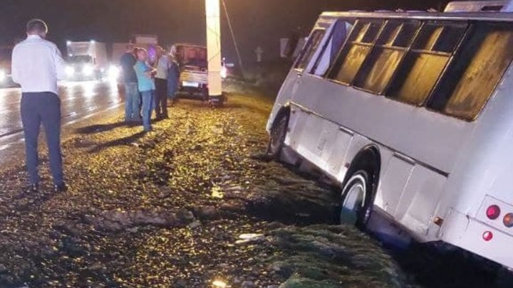 В Крымском районе на дорогу сошел сель