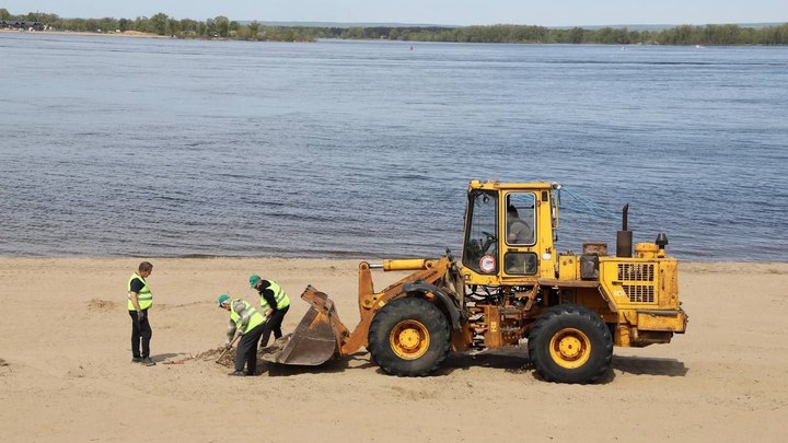 В Самаре началась подготовка пляжей к летнему периоду