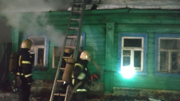 В Коврове на пожаре погиб человек