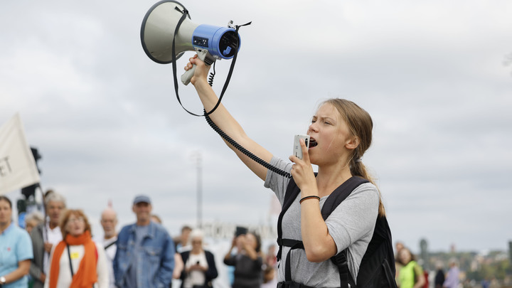 На акции протеста в Лондоне задержана Грета Тунберг