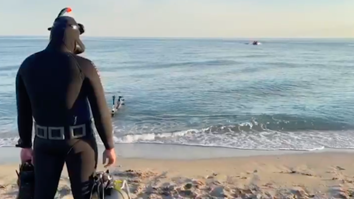 В Крыму погибли двое детей, унесённых на матрасе в море