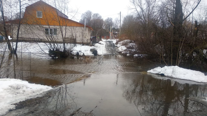 В притоках Клязьмы вода за сутки поднялась на метр!