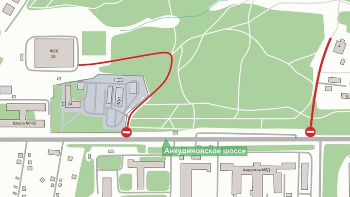 Движение по Анкудиновскому шоссе в выходные ограничено из-за лыжных соревнований