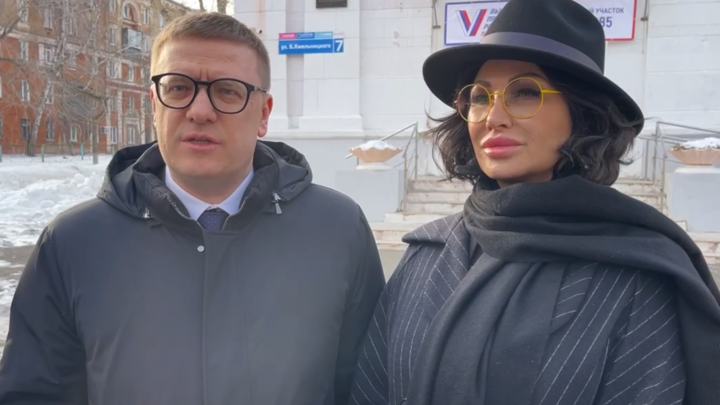 За президента!: Губернатор Алексей Текслер с супругой Ириной сходили на выборы