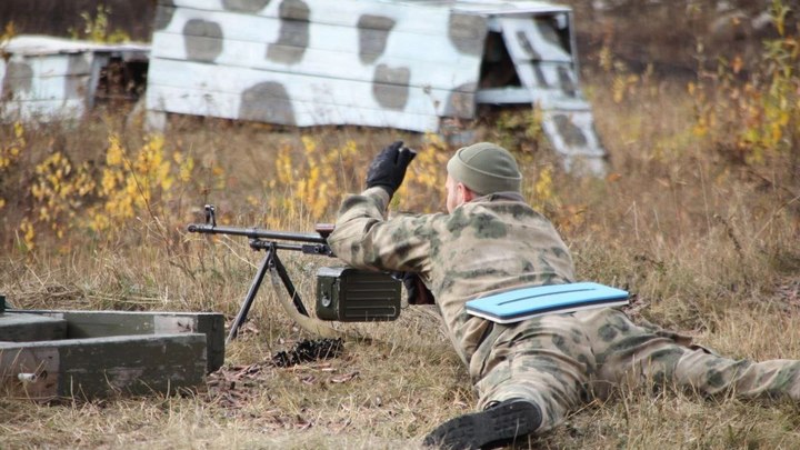 Мобилизованные из Челябинской области проходят боевое слаживание в учебном центре Елань