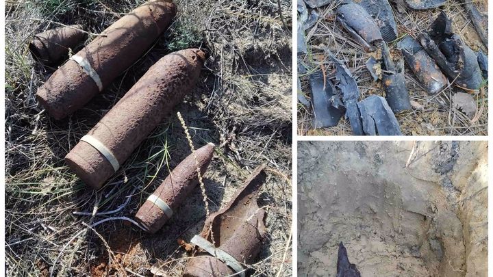 В Самарской области ликвидировали снаряды середины прошлого века
