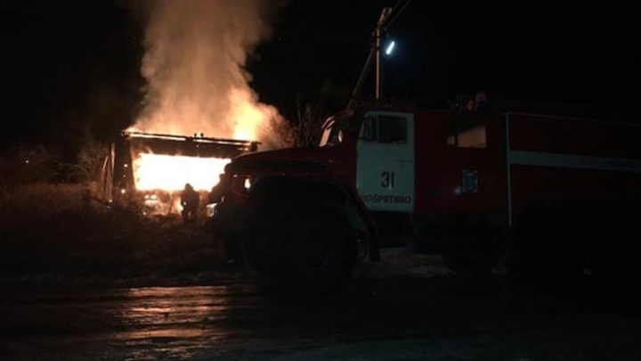 На пожаре в Гусь-Хрустальном районе погиб мужчина