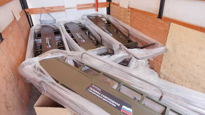 Павловская компания изготовила самоходные тележки для участников СВО