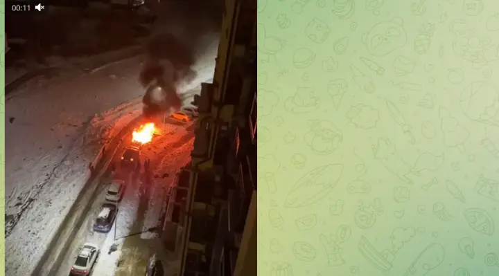 Причиной взрыва машины во дворе дома в Подмосковье стал поджог бензобака
