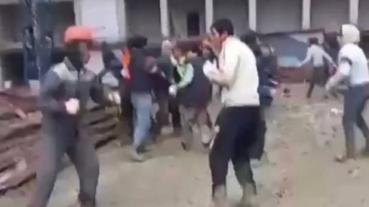 Не поделили кран: на стройке Краснодара мигранты устроили массовую драку