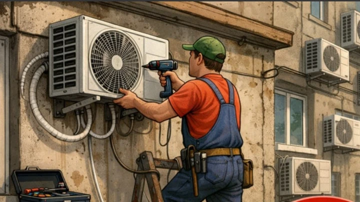 Член ОП Машаров: незаконная установка кондиционеров грозит штрафом