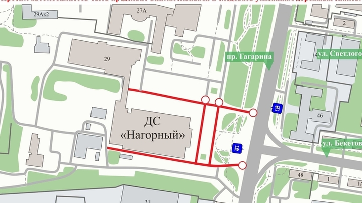 Движение по местному проезду у Дворца спорта ограничат 14 мая в Нижнем Новгороде