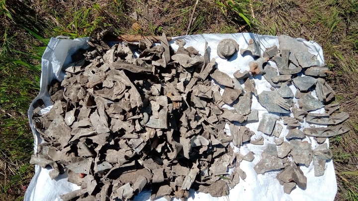 В Северском районе поисковики обнаружили обломки дальнего бомбардировщика