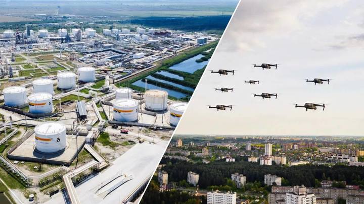 Работа частично приостановлена: сколько дронов ВСУ прилетели по НПЗ в Славянске-на-Кубани