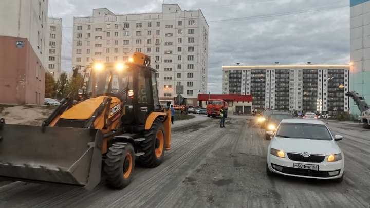 На улице Татьяны Снежиной в Новосибирске положат 600 м нового асфальта