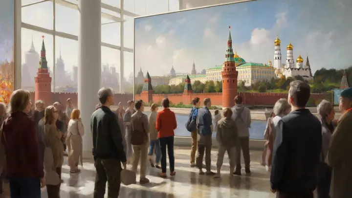 Выставку Образ Москвы в русском искусстве на ВДНХ посетили 200 тыс. человек