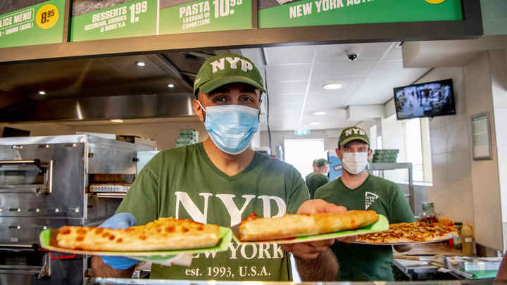 Новосибирский ТЦ обесточил кафе New York Pizza на фудкорте