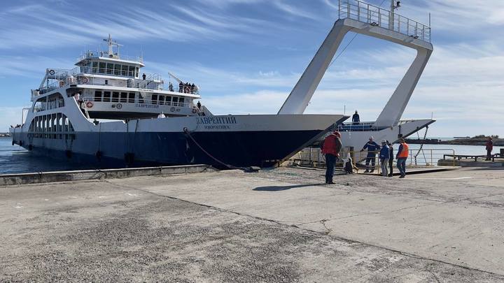 В очередь на Керченской переправе выстроился 131 грузовик