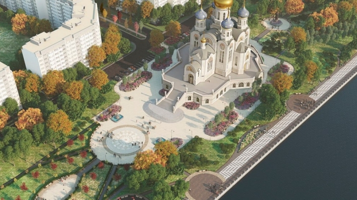 Митрополия Кубани представила проект собора Пресвятой Богородицы в Юбилейном микрорайоне