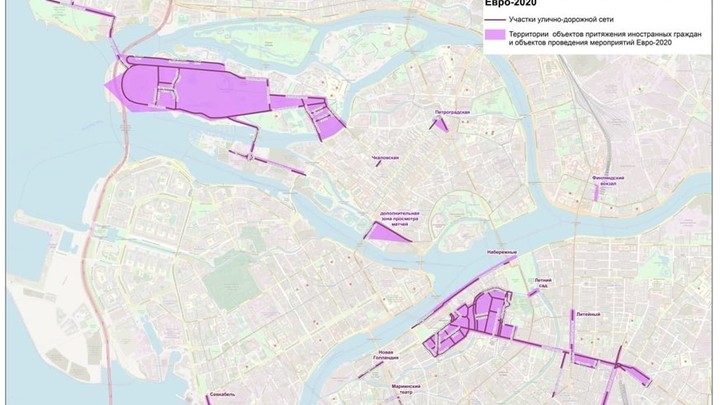 В Петербурге представили карту запретных для электросамокатов мест